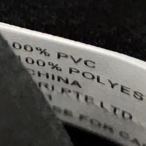 Cruise Club Dark Navy PVC Poly Gold Hardware Baby Satchel Clasp Cross Body Purse - Picture 14 of 16